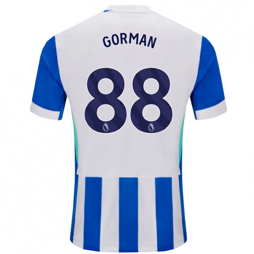 Danxen Men Ronnie Gorman #88 Blue White Home Jersey 2025/26 T-Shirt