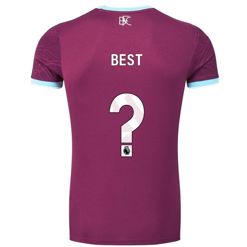 Danxen Men Freddie Best #0 Burgundy Sky Blue Home Jersey 2025/26 T-Shirt