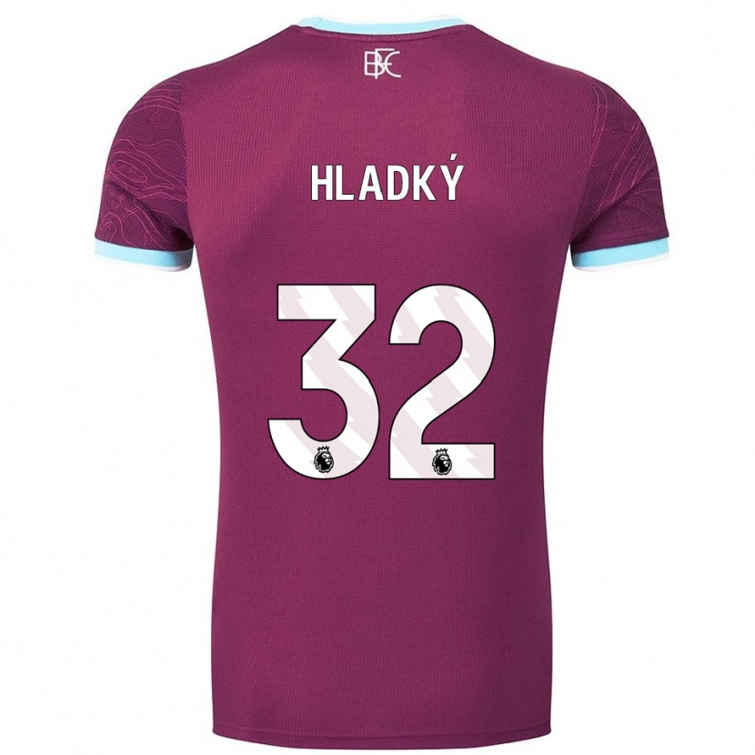 Danxen Men Vaclav Hladky #32 Burgundy Sky Blue Home Jersey 2025/26 T-Shirt