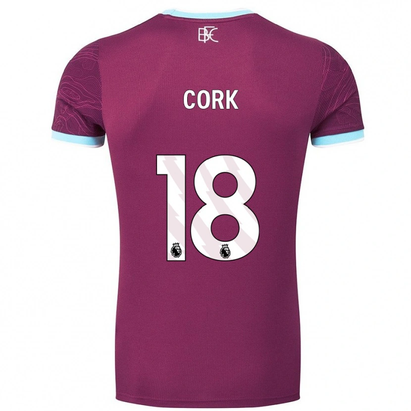Danxen Men Jack Cork #18 Burgundy Sky Blue Home Jersey 2025/26 T-Shirt