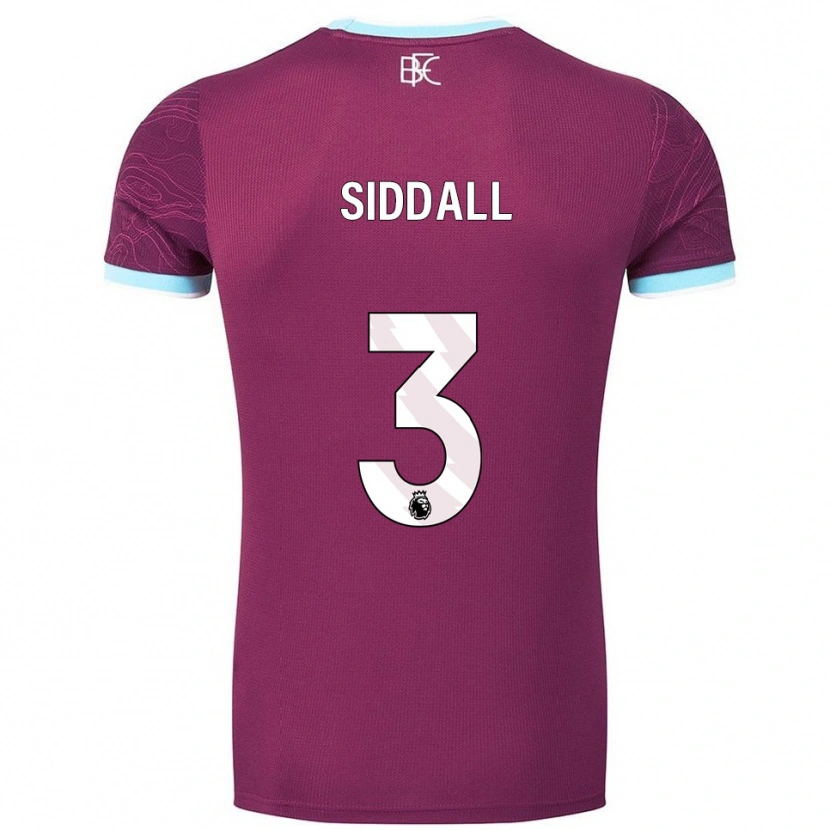 Danxen Men Emma Siddall #3 Burgundy Sky Blue Home Jersey 2025/26 T-Shirt