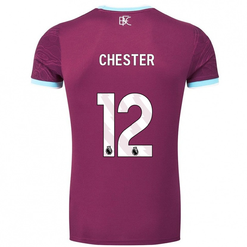 Danxen Men Felix Chester #12 Burgundy Sky Blue Home Jersey 2025/26 T-Shirt