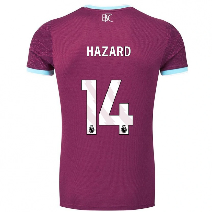 Danxen Men Amelia Hazard #14 Burgundy Sky Blue Home Jersey 2025/26 T-Shirt