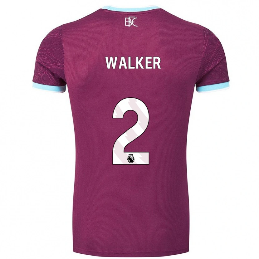 Danxen Men Kyle Walker #2 Burgundy Sky Blue Home Jersey 2025/26 T-Shirt