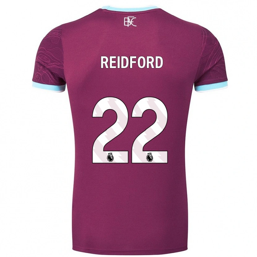 Danxen Men Isabella Reidford #22 Burgundy Sky Blue Home Jersey 2025/26 T-Shirt