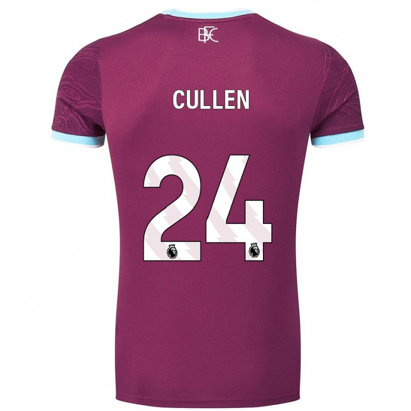Danxen Men Josh Cullen #24 Burgundy Sky Blue Home Jersey 2025/26 T-Shirt