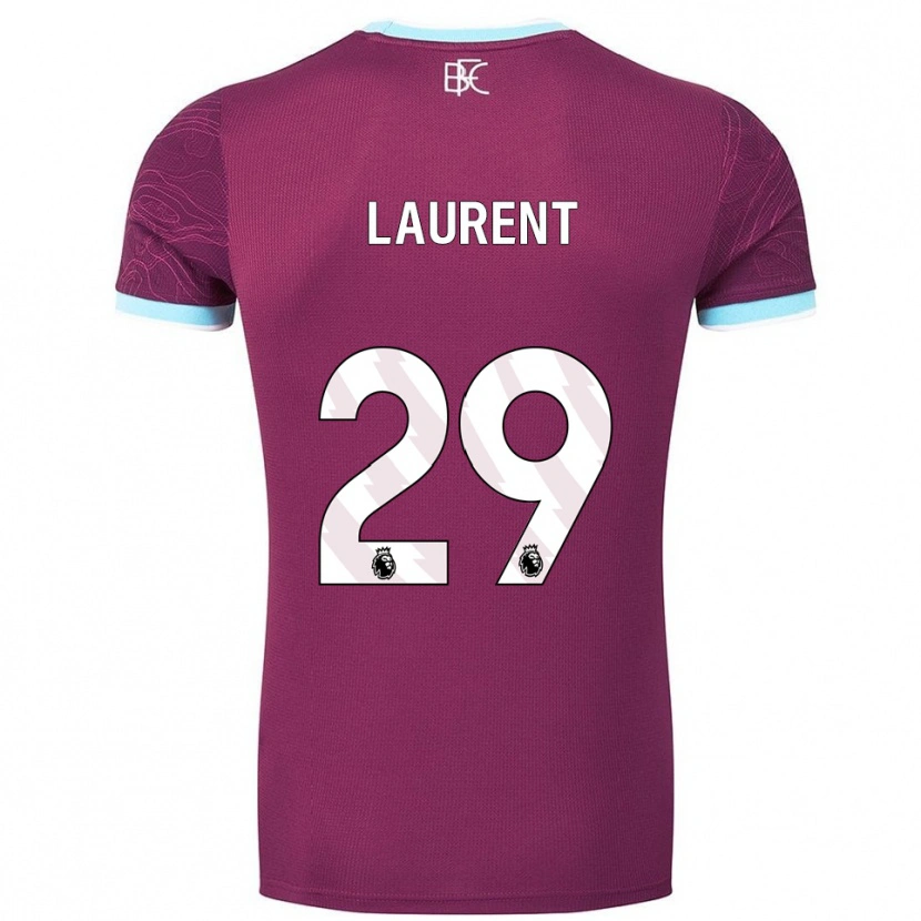 Danxen Men Josh Laurent #29 Burgundy Sky Blue Home Jersey 2025/26 T-Shirt