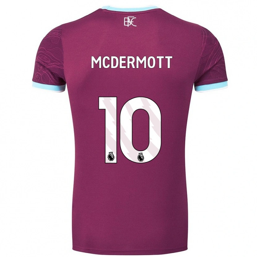 Danxen Men Tommy Mcdermott #10 Burgundy Sky Blue Home Jersey 2025/26 T-Shirt
