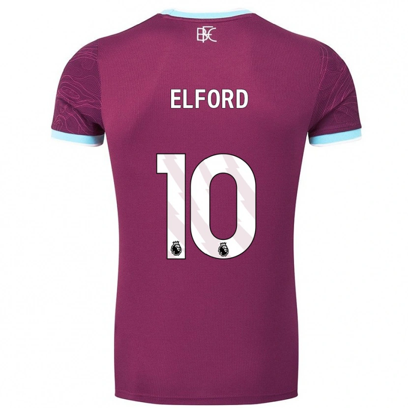 Danxen Men Laura Elford #10 Burgundy Sky Blue Home Jersey 2025/26 T-Shirt