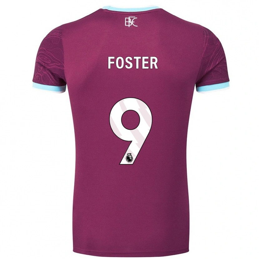 Danxen Men Lyle Foster #9 Burgundy Sky Blue Home Jersey 2025/26 T-Shirt