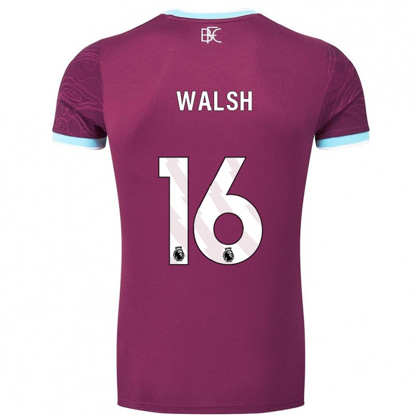 Danxen Men Lucy Walsh #16 Burgundy Sky Blue Home Jersey 2025/26 T-Shirt