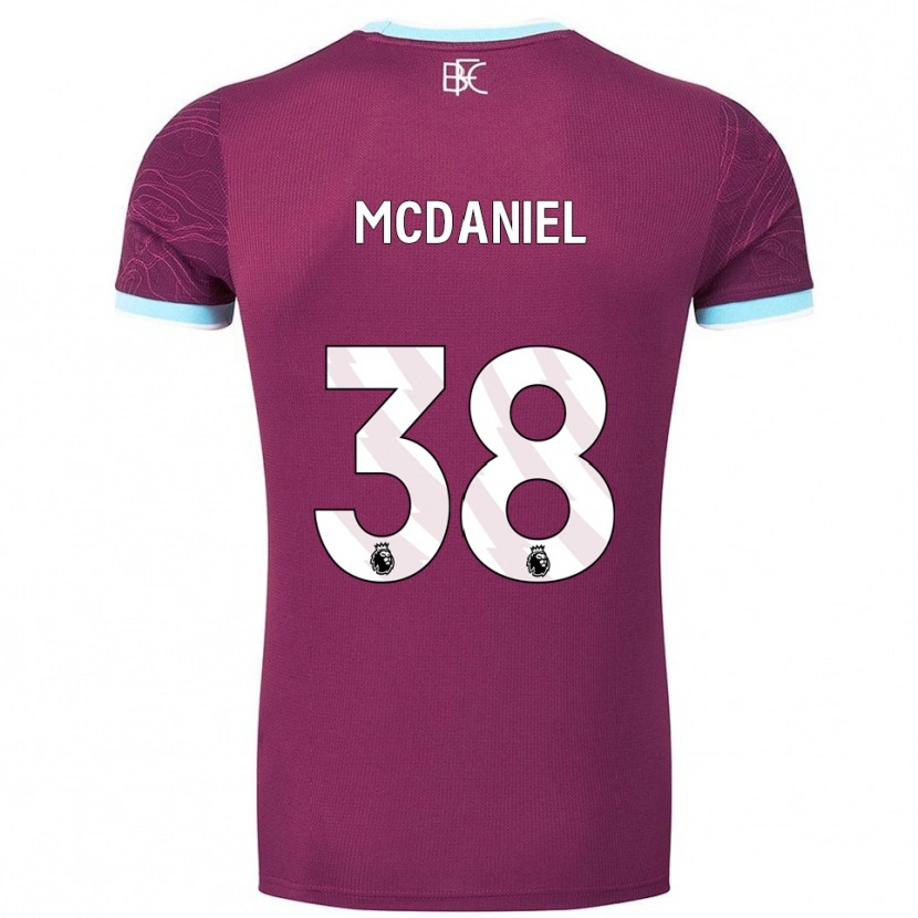 Danxen Men Louise Mcdaniel #38 Burgundy Sky Blue Home Jersey 2025/26 T-Shirt