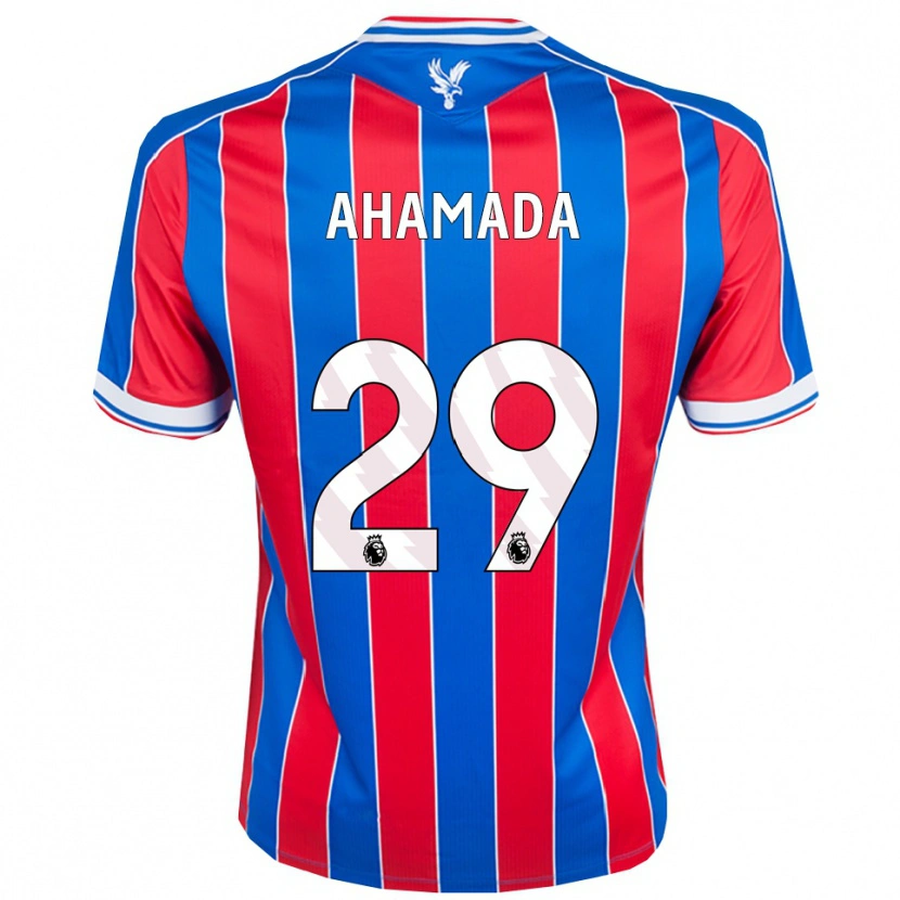 Danxen Men Naouirou Ahamada #29 Blue Red White Home Jersey 2025/26 T-Shirt