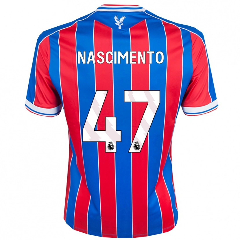 Danxen Men Adler Nascimento #47 Blue Red White Home Jersey 2025/26 T-Shirt