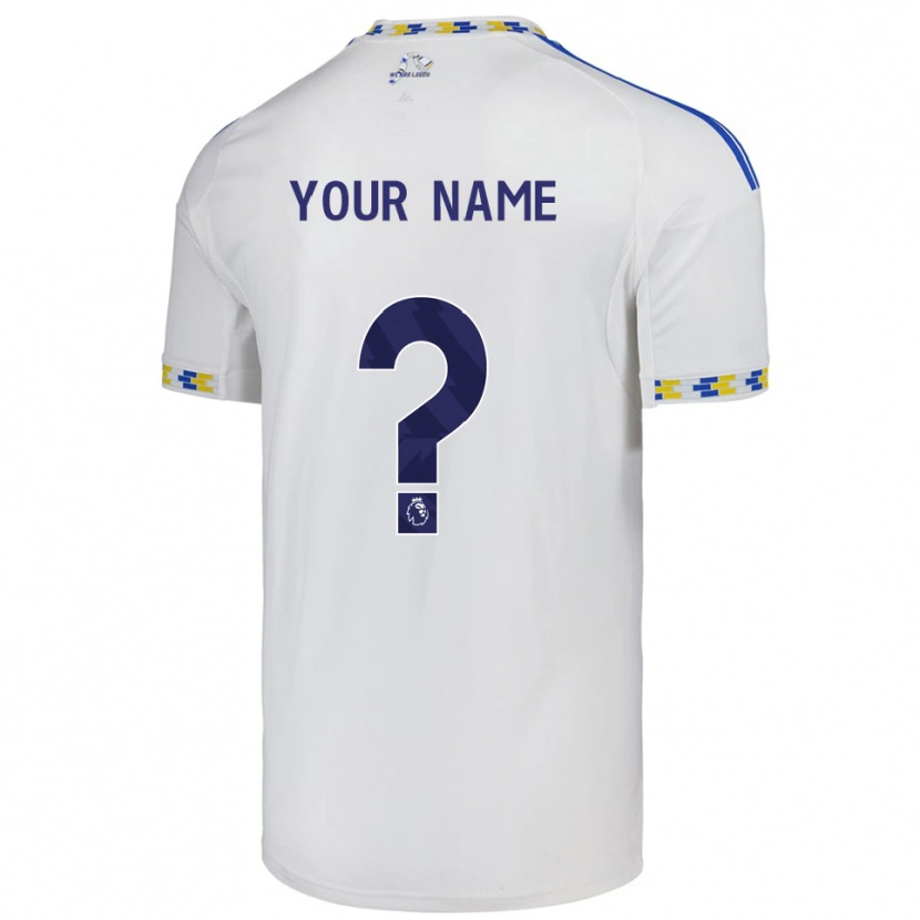 Danxen Men Your Name #0 White  Blue Home Jersey 2025/26 T-Shirt