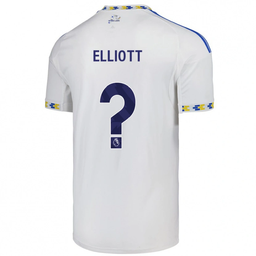 Danxen Men Izzy Elliott #0 White  Blue Home Jersey 2025/26 T-Shirt