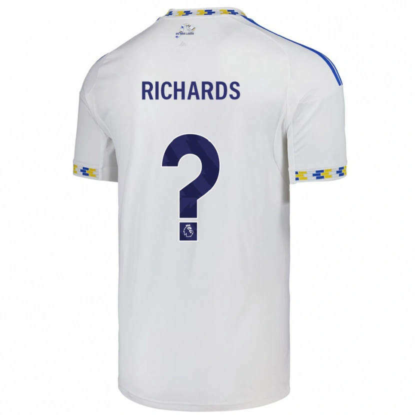 Danxen Men Joe Richards #0 White  Blue Home Jersey 2025/26 T-Shirt