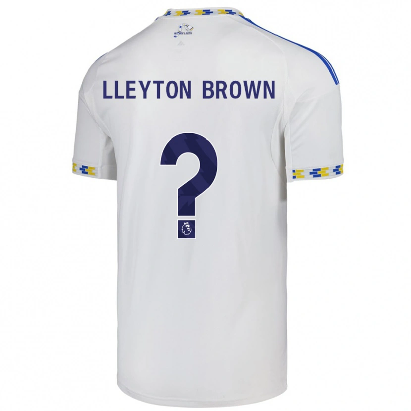 Danxen Men Lleyton Brown #0 White  Blue Home Jersey 2025/26 T-Shirt
