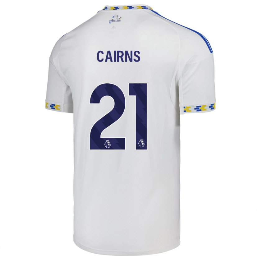 Danxen Men Alex Cairns #21 White  Blue Home Jersey 2025/26 T-Shirt