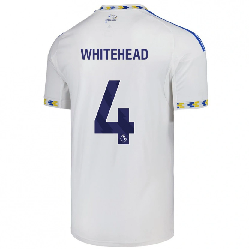 Danxen Men Loui Whitehead #4 White  Blue Home Jersey 2025/26 T-Shirt