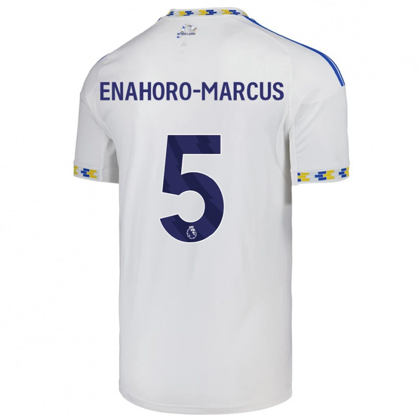 Danxen Men Louis Enahoro-Marcus #5 White  Blue Home Jersey 2025/26 T-Shirt
