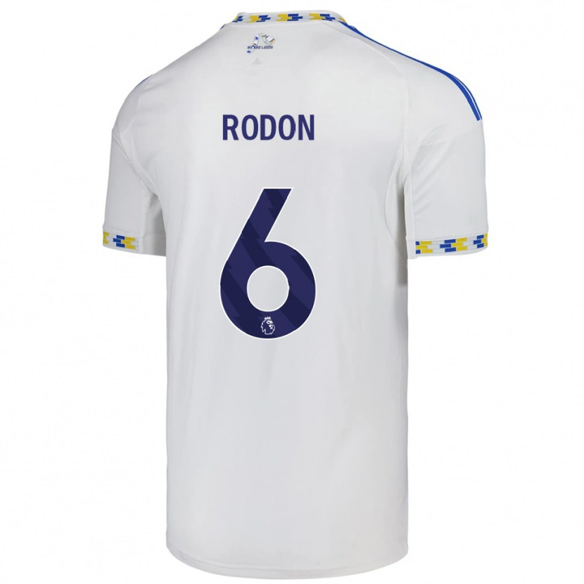 Danxen Men Joe Rodon #6 White  Blue Home Jersey 2025/26 T-Shirt
