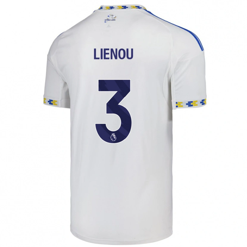 Danxen Men Jayden Lienou #3 White  Blue Home Jersey 2025/26 T-Shirt