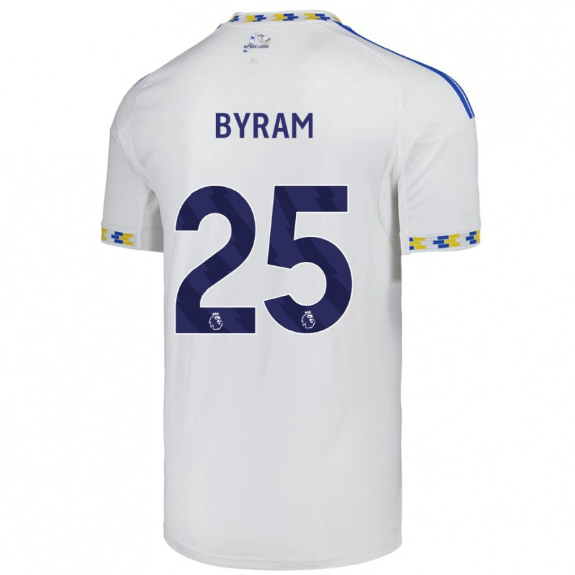 Danxen Men Sam Byram #25 White  Blue Home Jersey 2025/26 T-Shirt