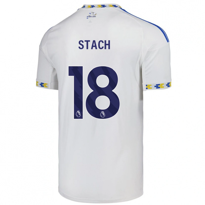 Danxen Men Anton Stach #18 White  Blue Home Jersey 2025/26 T-Shirt