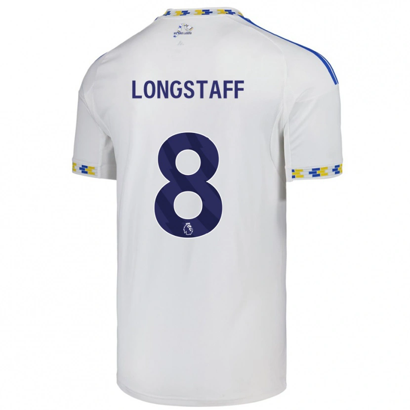 Danxen Men Sean Longstaff #8 White  Blue Home Jersey 2025/26 T-Shirt