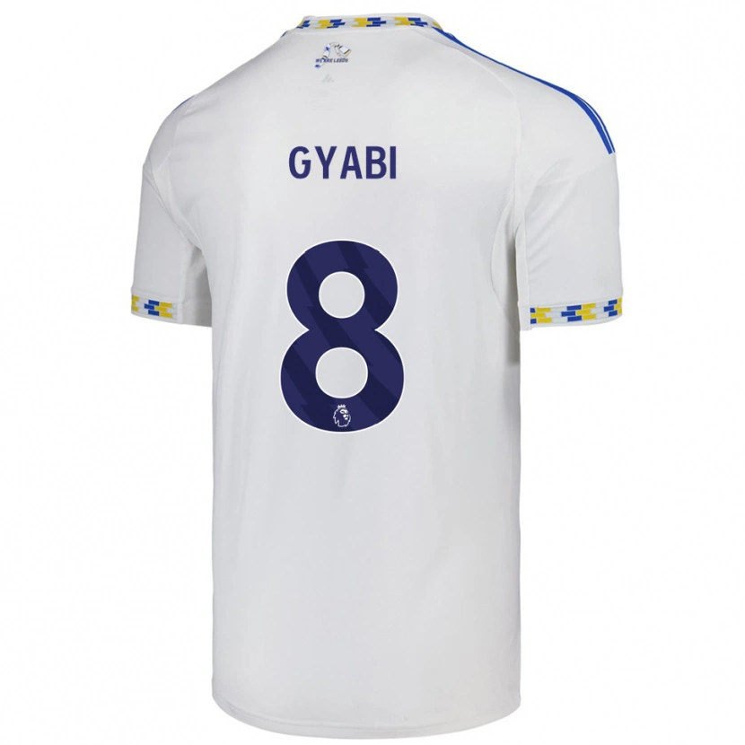 Danxen Men Darko Gyabi #8 White  Blue Home Jersey 2025/26 T-Shirt