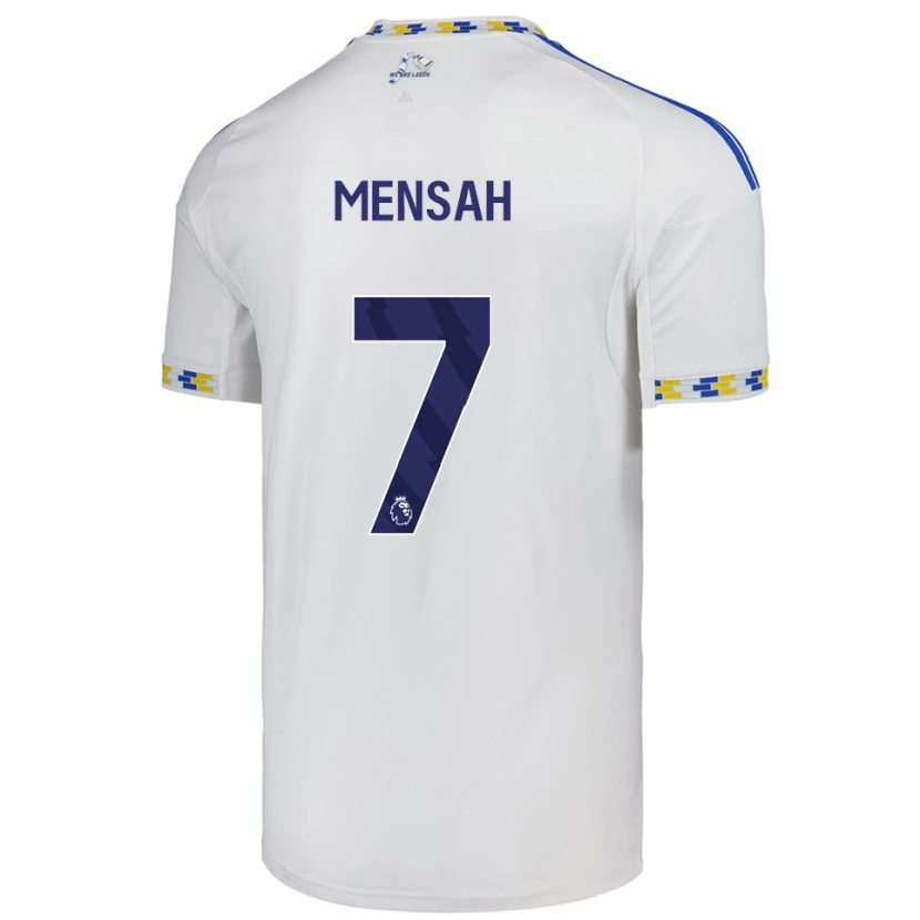 Danxen Men Kenneth Mensah #7 White  Blue Home Jersey 2025/26 T-Shirt