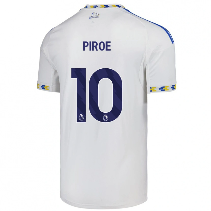 Danxen Men Joël Piroe #10 White  Blue Home Jersey 2025/26 T-Shirt