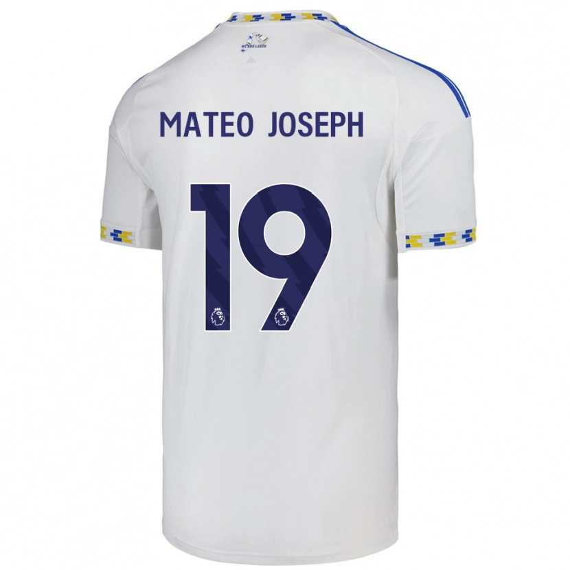 Danxen Men Mateo Joseph #19 White  Blue Home Jersey 2025/26 T-Shirt