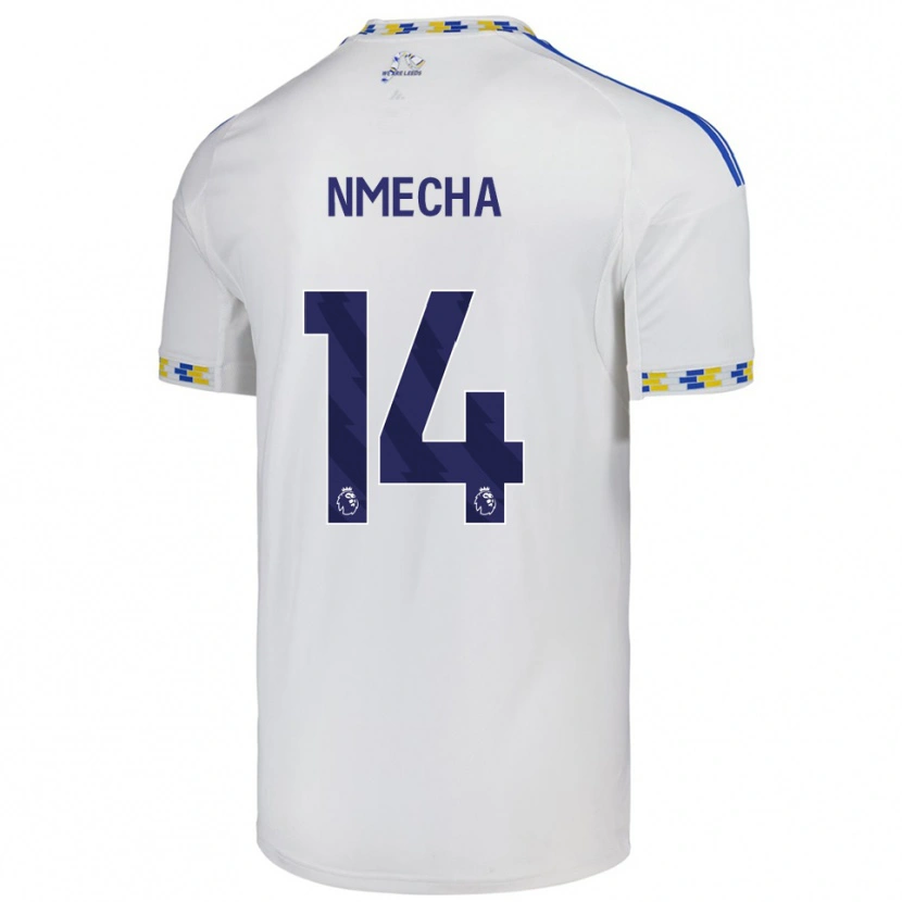 Danxen Men Lukas Nmecha #14 White  Blue Home Jersey 2025/26 T-Shirt