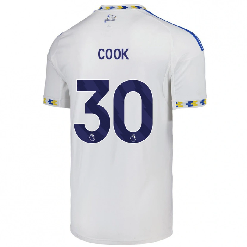Danxen Men Robbie Cook #30 White  Blue Home Jersey 2025/26 T-Shirt