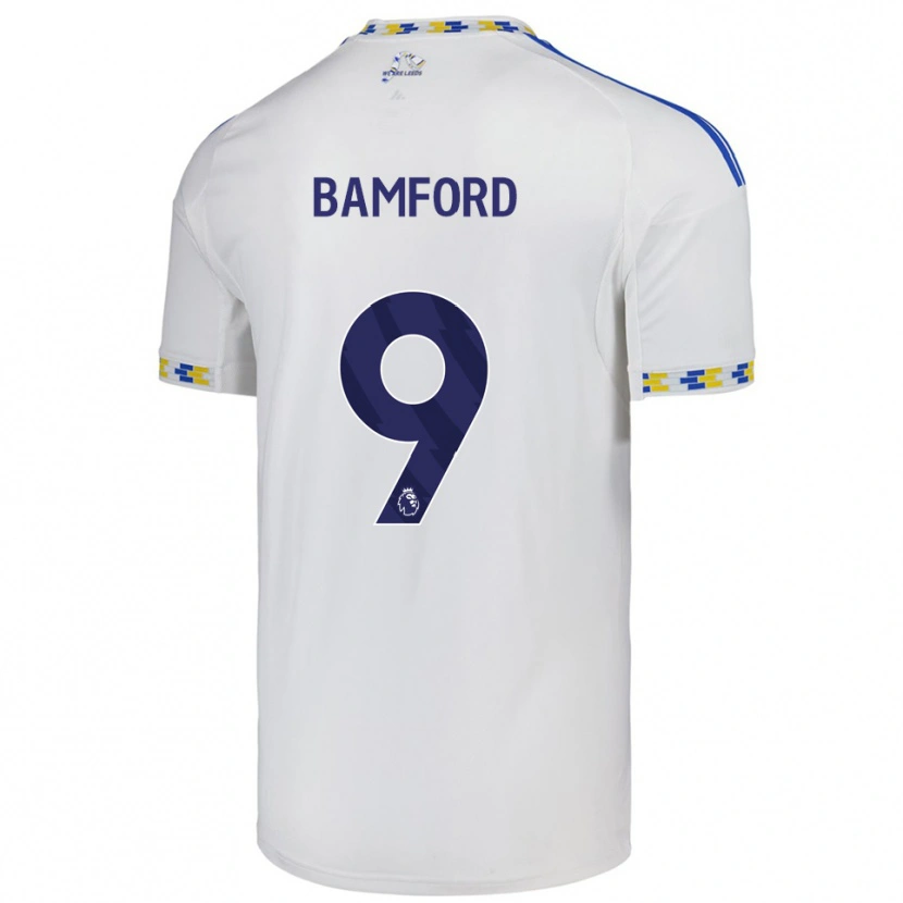 Danxen Men Patrick Bamford #9 White  Blue Home Jersey 2025/26 T-Shirt