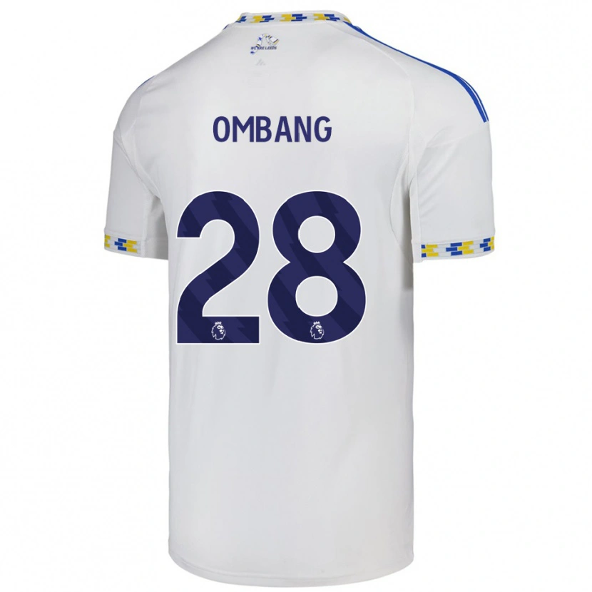 Danxen Men Darryl Ombang #28 White  Blue Home Jersey 2025/26 T-Shirt