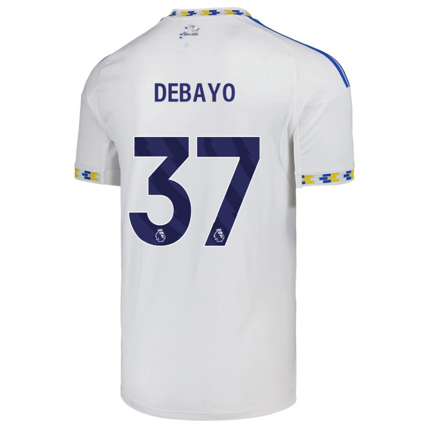 Danxen Men James Debayo #37 White  Blue Home Jersey 2025/26 T-Shirt