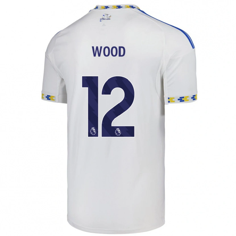 Danxen Men Oliver Wood #12 White  Blue Home Jersey 2025/26 T-Shirt