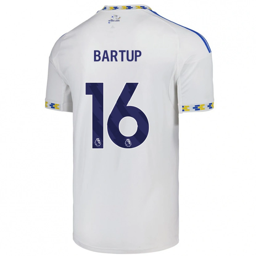 Danxen Men Laura Bartup #16 White  Blue Home Jersey 2025/26 T-Shirt
