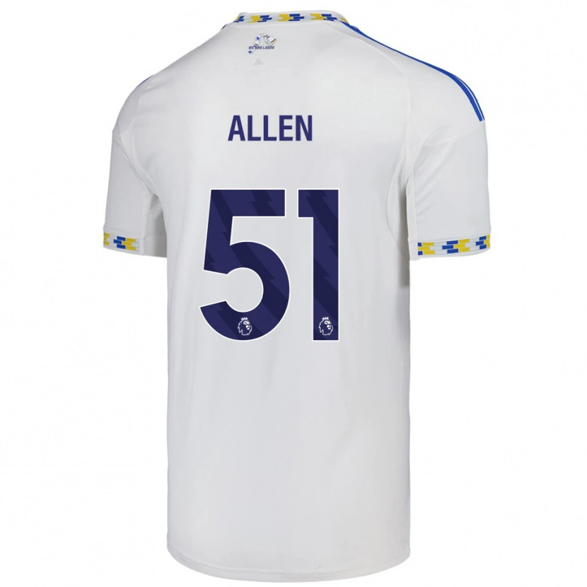 Danxen Men Charlie Allen #51 White  Blue Home Jersey 2025/26 T-Shirt