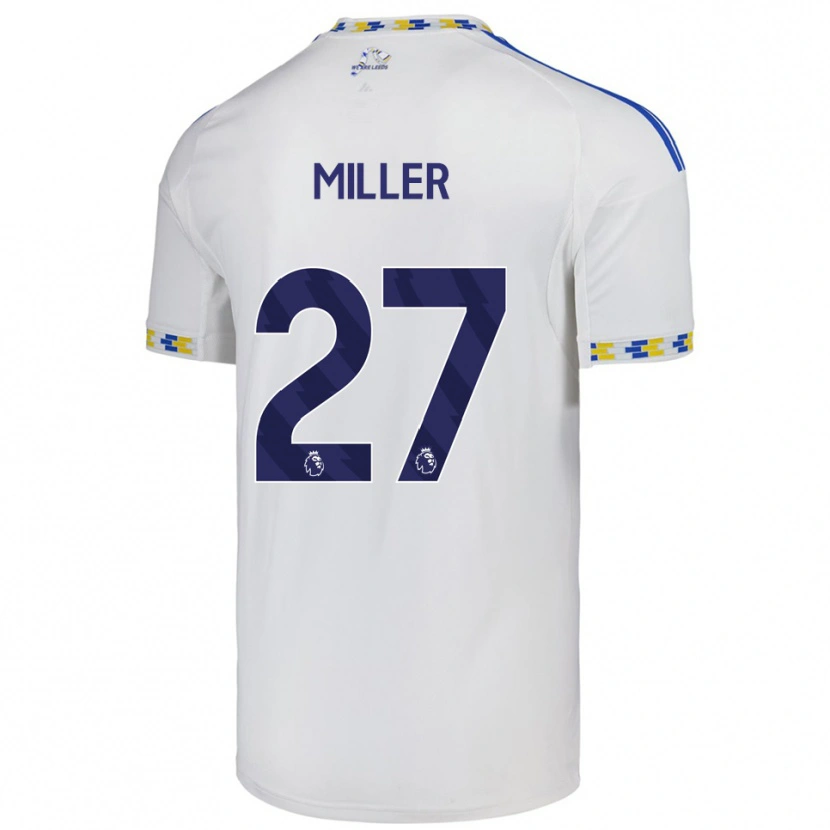 Danxen Men Amari Miller #27 White  Blue Home Jersey 2025/26 T-Shirt