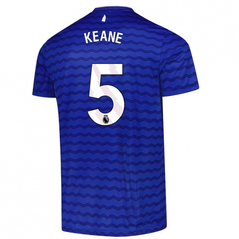 Danxen Men Michael Keane #5 Blue  Navy Home Jersey 2025/26 T-Shirt