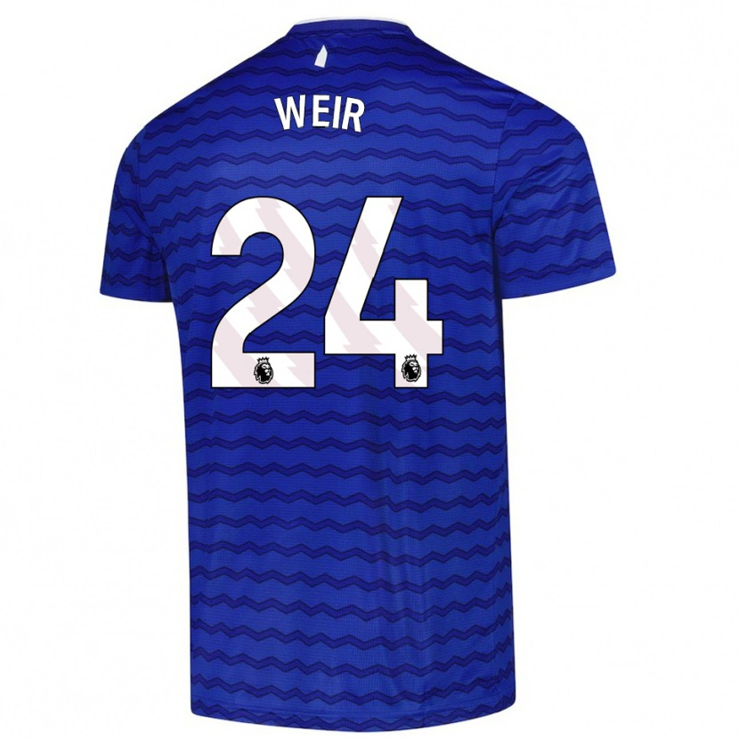 Danxen Men Kenzie Weir #24 Blue  Navy Home Jersey 2025/26 T-Shirt