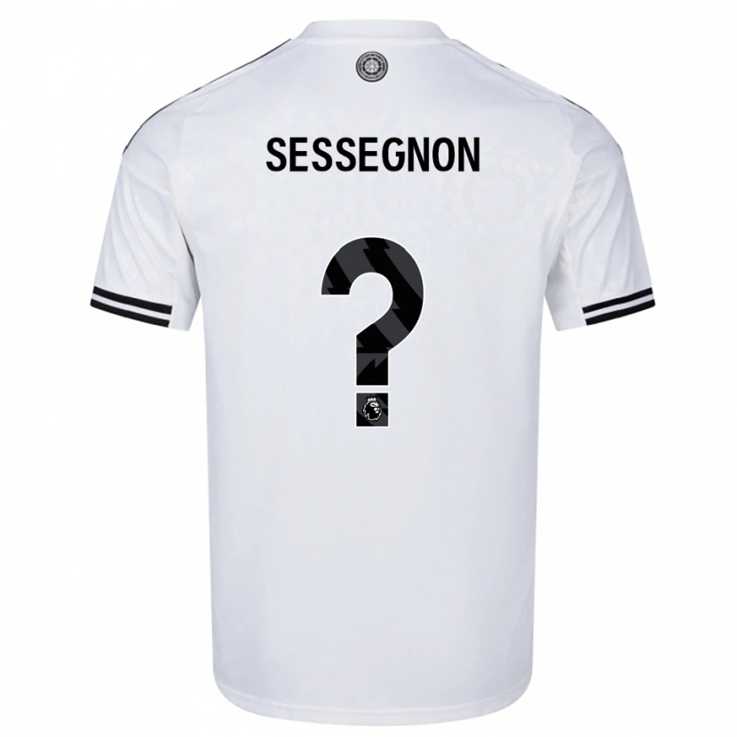 Danxen Men Kayden Sessegnon #0 White Black Home Jersey 2025/26 T-Shirt