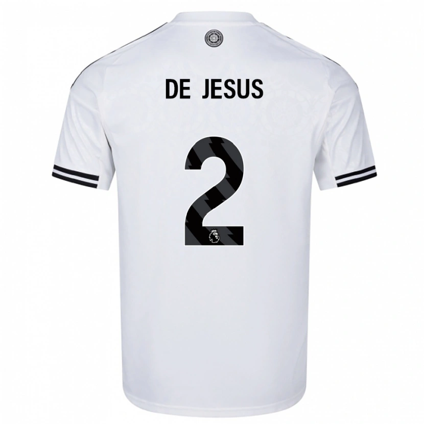 Danxen Men Brad De Jesus #2 White Black Home Jersey 2025/26 T-Shirt