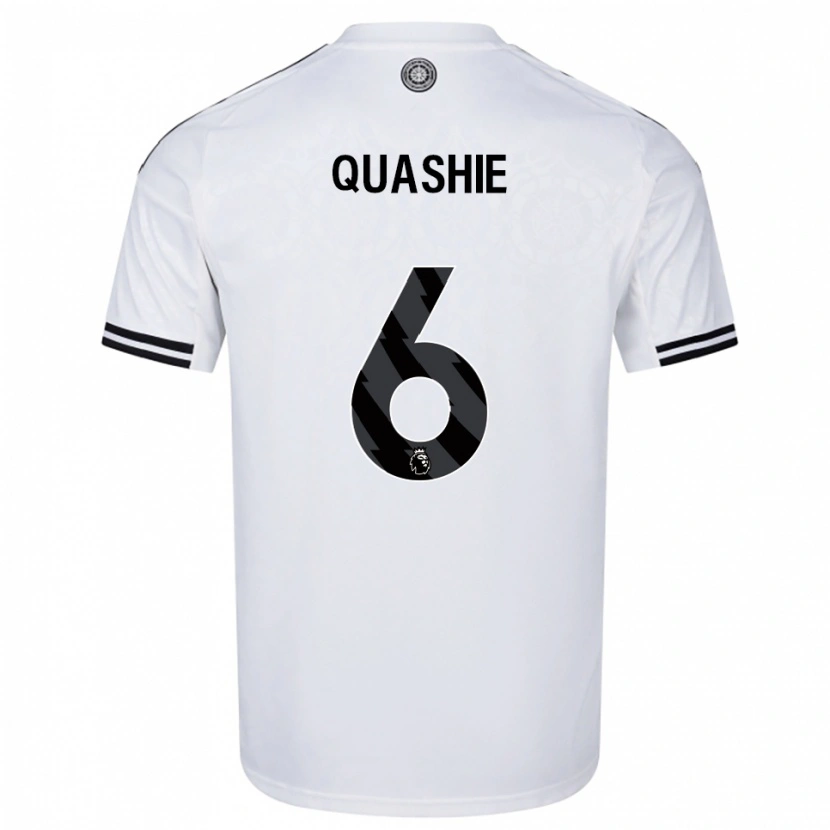 Danxen Men Jayden Quashie #6 White Black Home Jersey 2025/26 T-Shirt