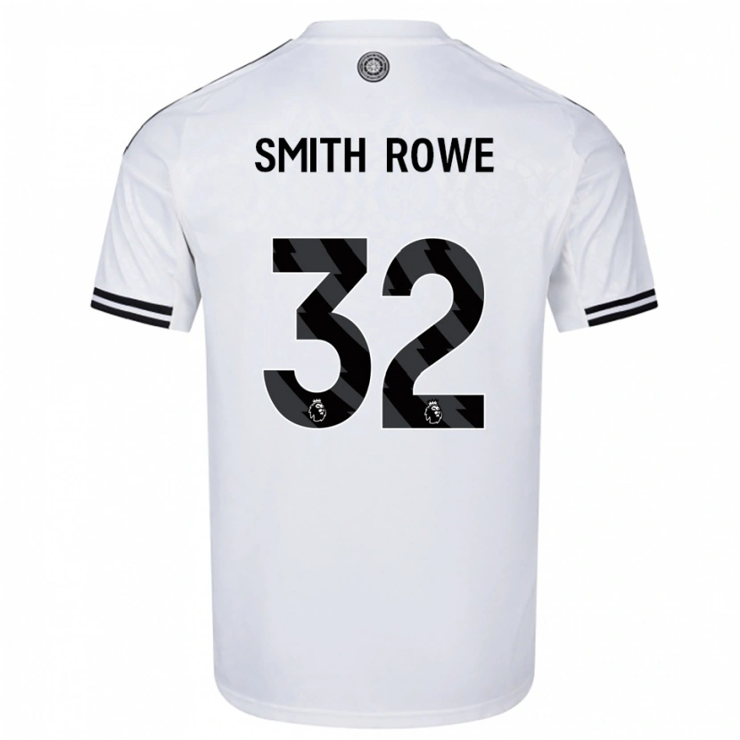 Danxen Men Emile Smith Rowe #32 White Black Home Jersey 2025/26 T-Shirt