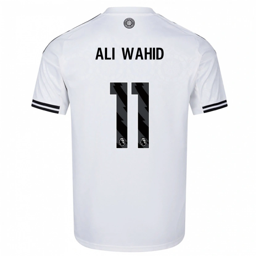 Danxen Men Farhaan Ali Wahid #11 White Black Home Jersey 2025/26 T-Shirt